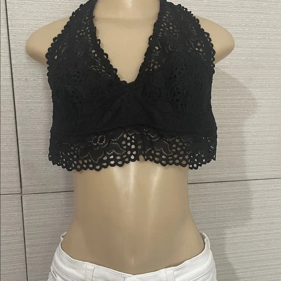 Aerie Black Lace Bralette - Picture 2 of 4